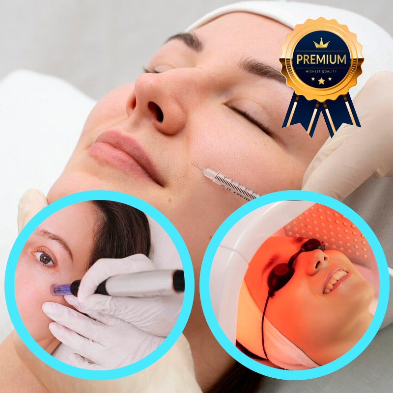 Mesoterapia con Dermapen Premium + Principio Activo + Fototerapia Led Calcium